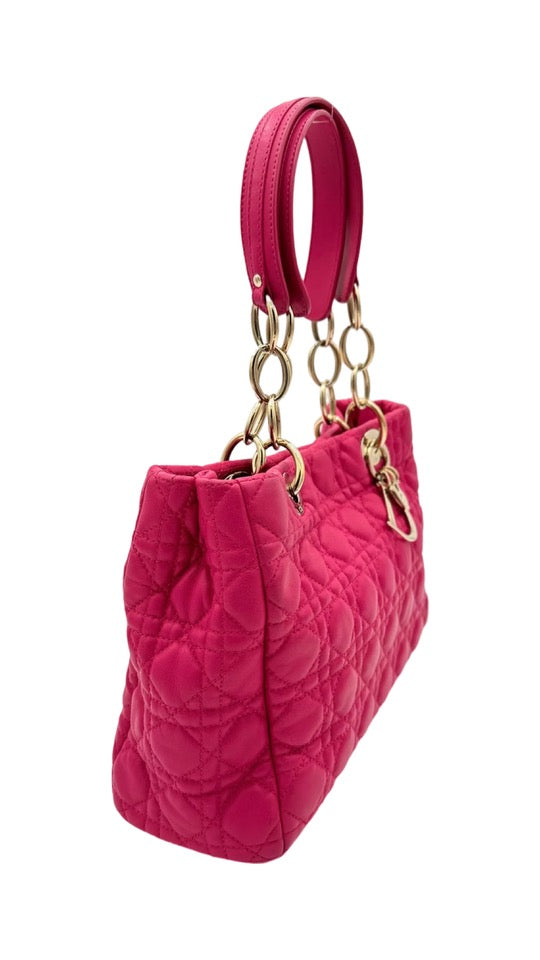Z Dior Soft Shopping Tote Lambskin