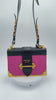 Load and play video in Gallery viewer, PRADA City Calf Saffiano Cahier Bag
Fuxia Black