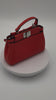 Load and play video in Gallery viewer, Z Fendi Leather Micro Peekaboo Top Handle Bag